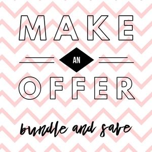 Reasonable offers welcome!